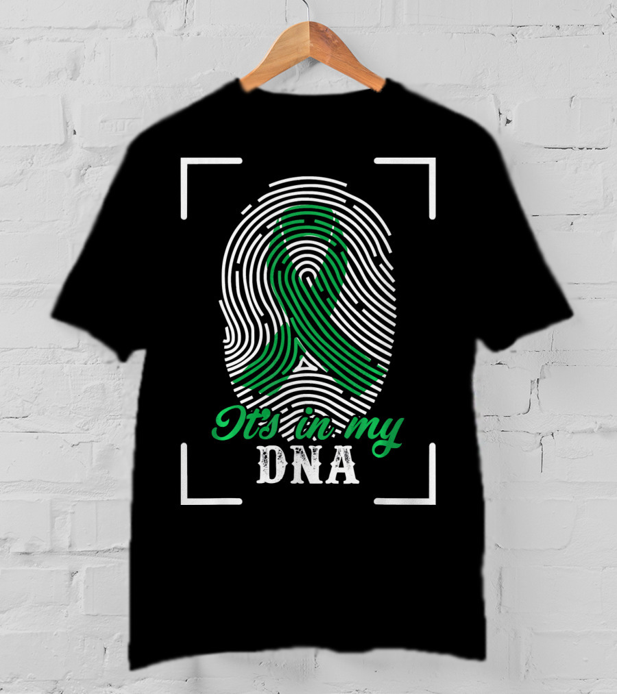 It's In My DNA Depression Awareness Fingerprint T-Shirt