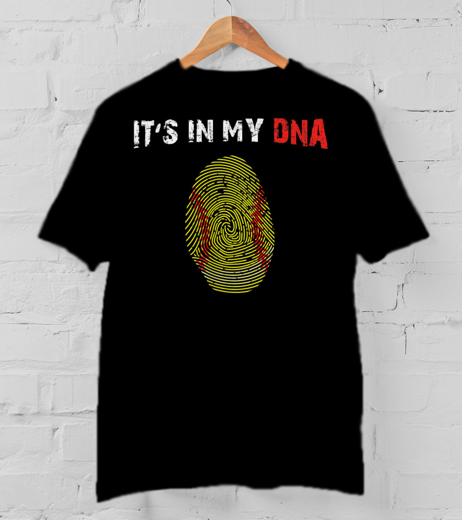 It's In My DNA Fingerprint Softball Girls Team T-Shirt