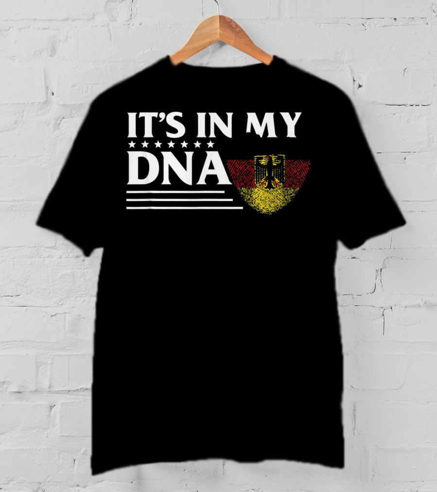 It's In My DNA German Flag Fingerprint T-Shirt