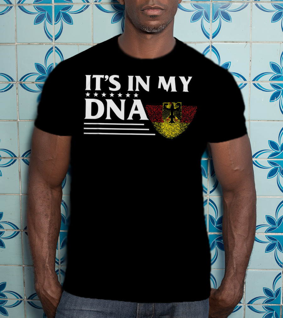 It's In My DNA German Flag Fingerprint T-Shirt