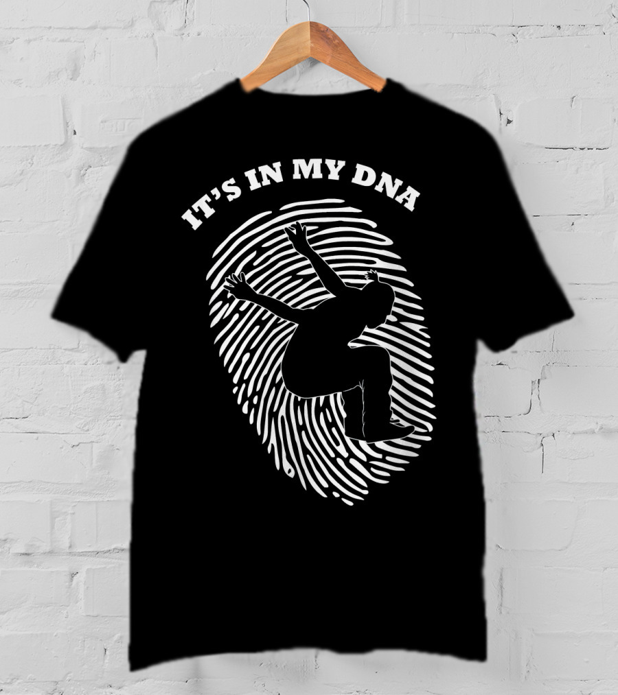 It's In My DNA Parkour Freestyle Fingerprint T-Shirt