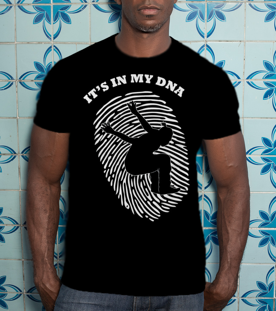 It's In My DNA Parkour Freestyle Fingerprint T-Shirt