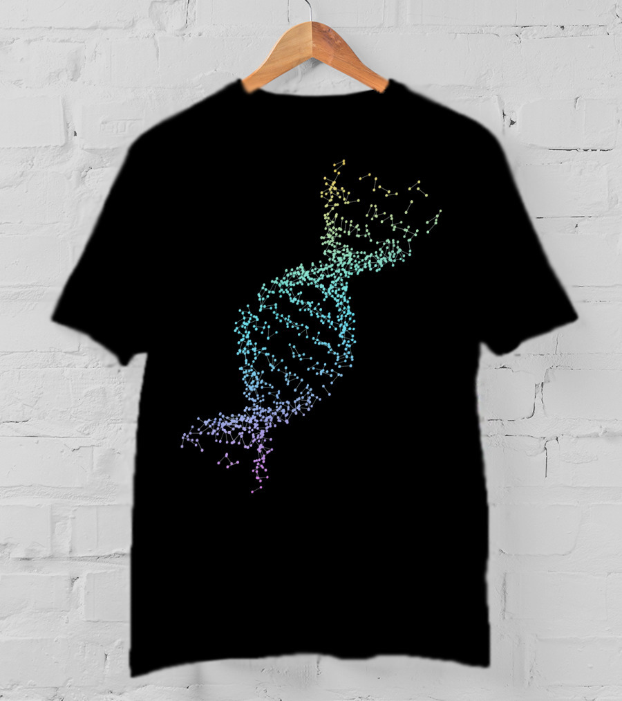 Science DNA Double Helix Molecule Structure Boys Girl T-Shirt
