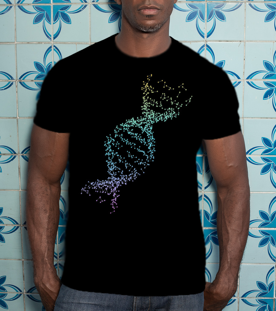Science DNA Double Helix Molecule Structure Boys Girl T-Shirt