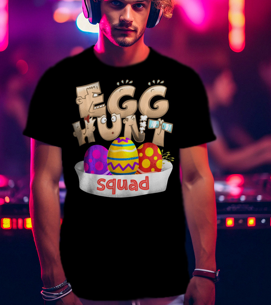 Egg Hunt Squad Cool Easter T-Shirt