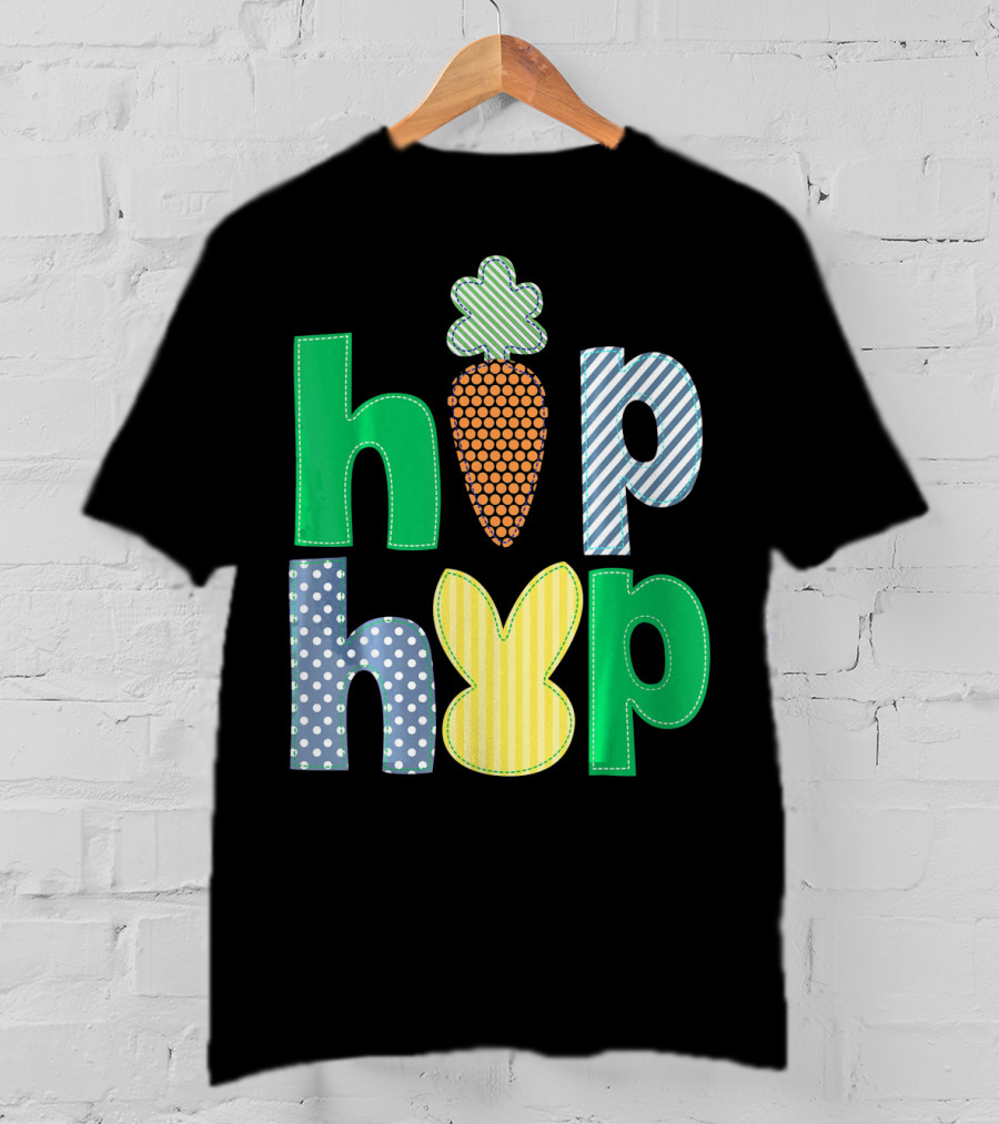 Hip Hop Bunny Carrot Easter T-Shirt