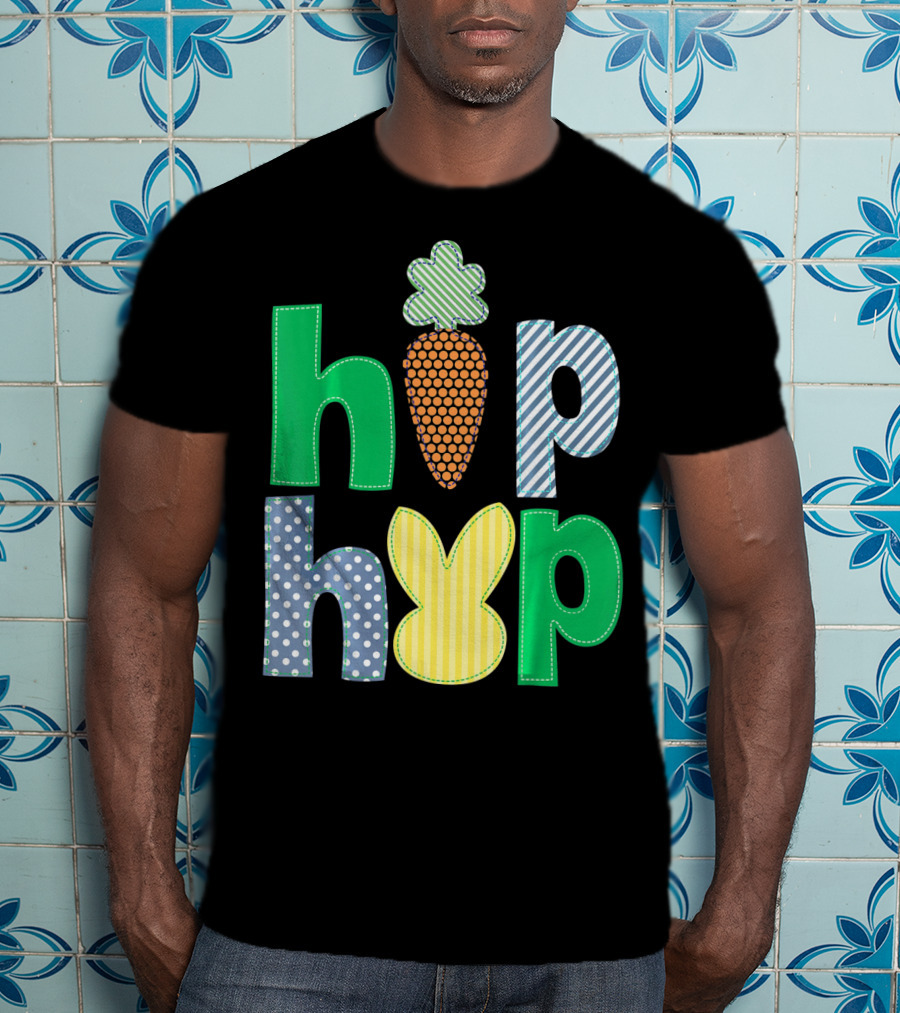 Hip Hop Bunny Carrot Easter T-Shirt