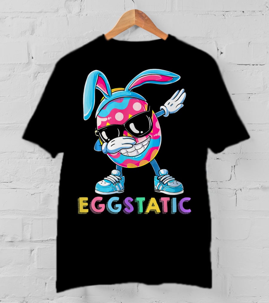 Easter Eggstatic Bunny Floss Like A Boss T-Shirt