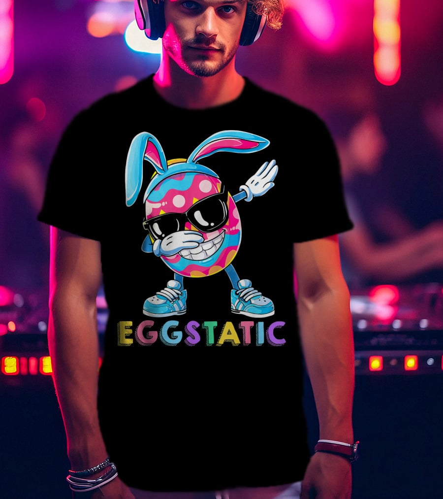 Easter Eggstatic Bunny Floss Like A Boss T-Shirt