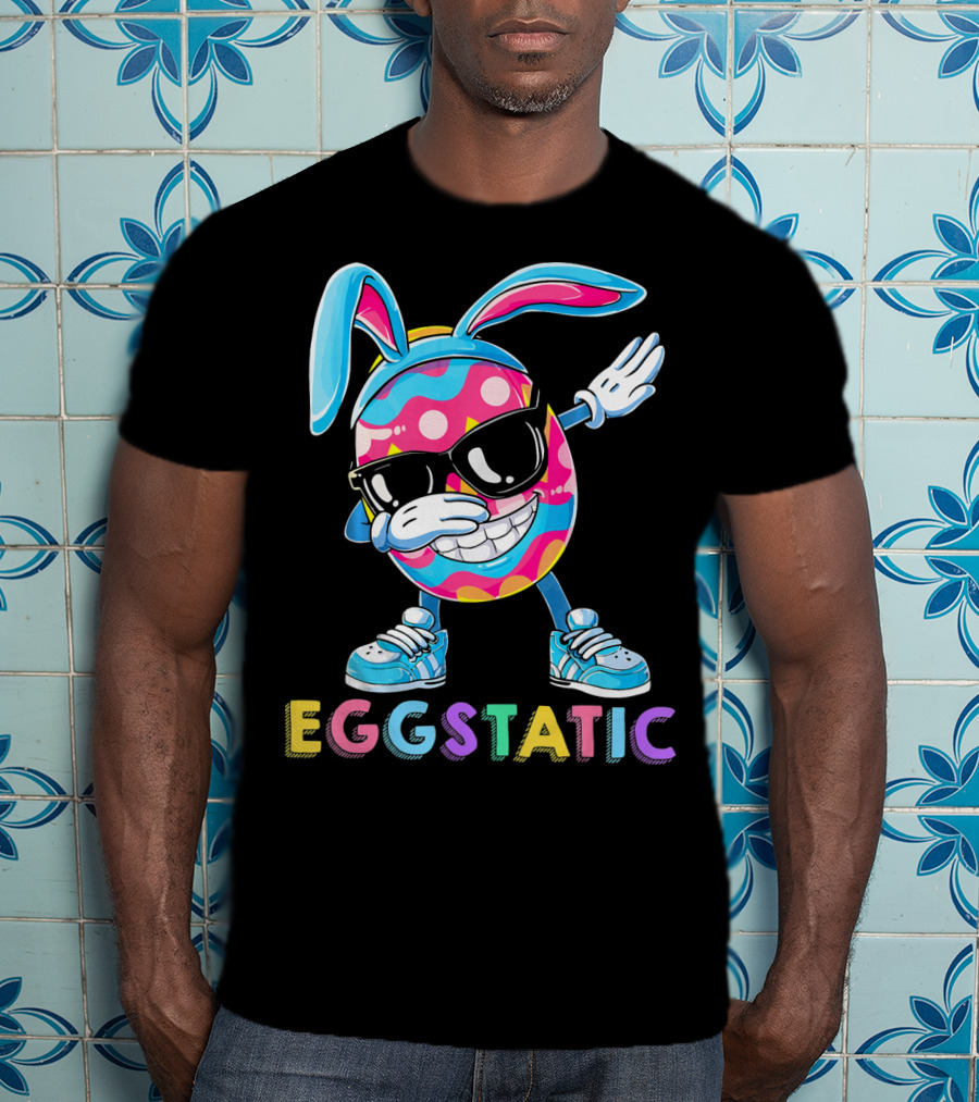 Easter Eggstatic Bunny Floss Like A Boss T-Shirt