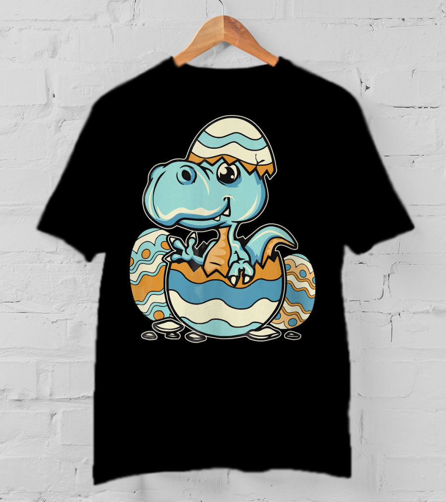 Dinosaur Hatchling In Easter Egg Delight T-Shirt