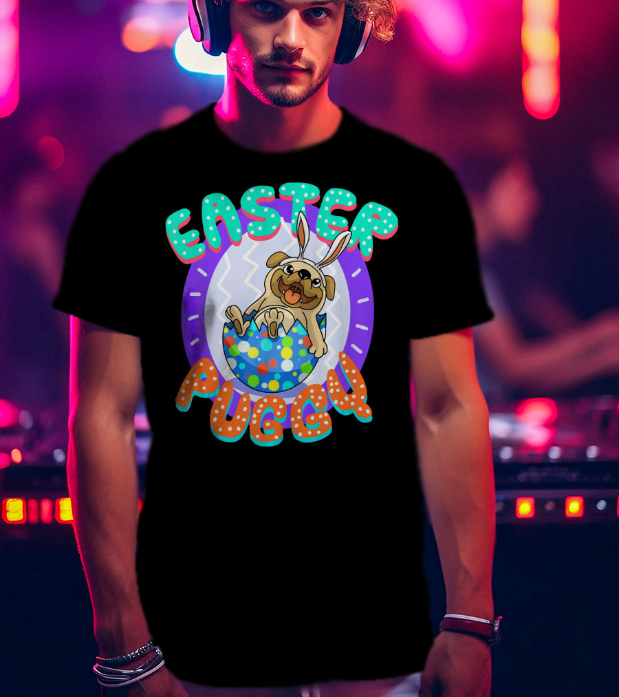 Easter Puggy Cute Resurrection Pug Dog T-Shirt