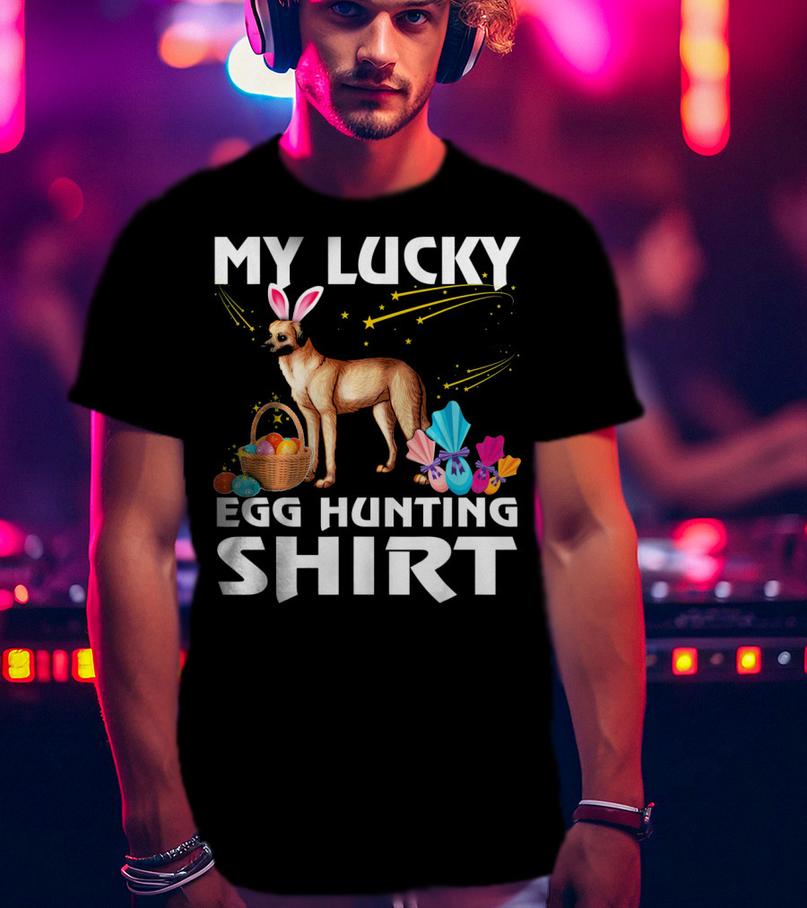My Lucky Egg Hunting Shirt Anatolian Shepherd Dog Bunny T-Shirt