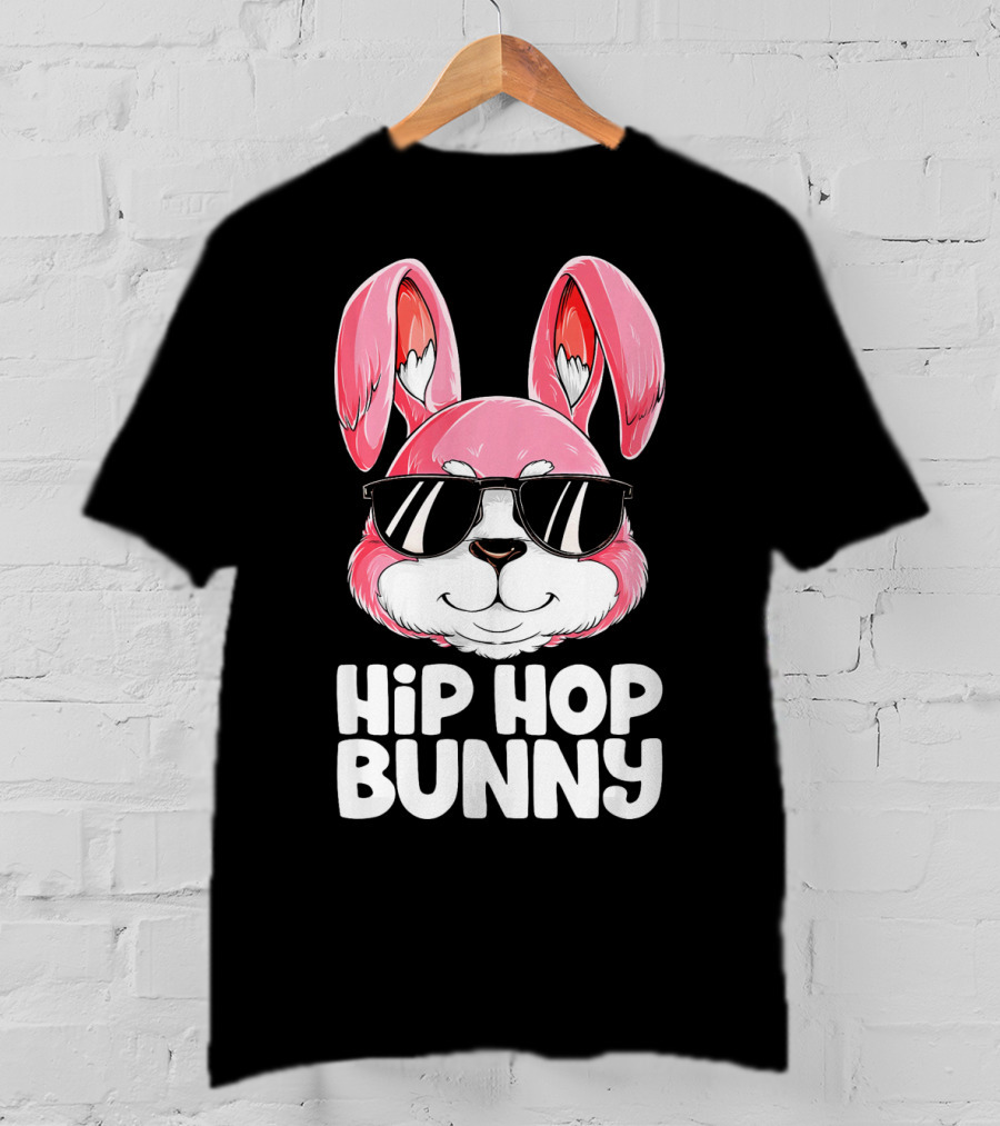 Easter Hip Hop Bunny In Sunglasses T-Shirt