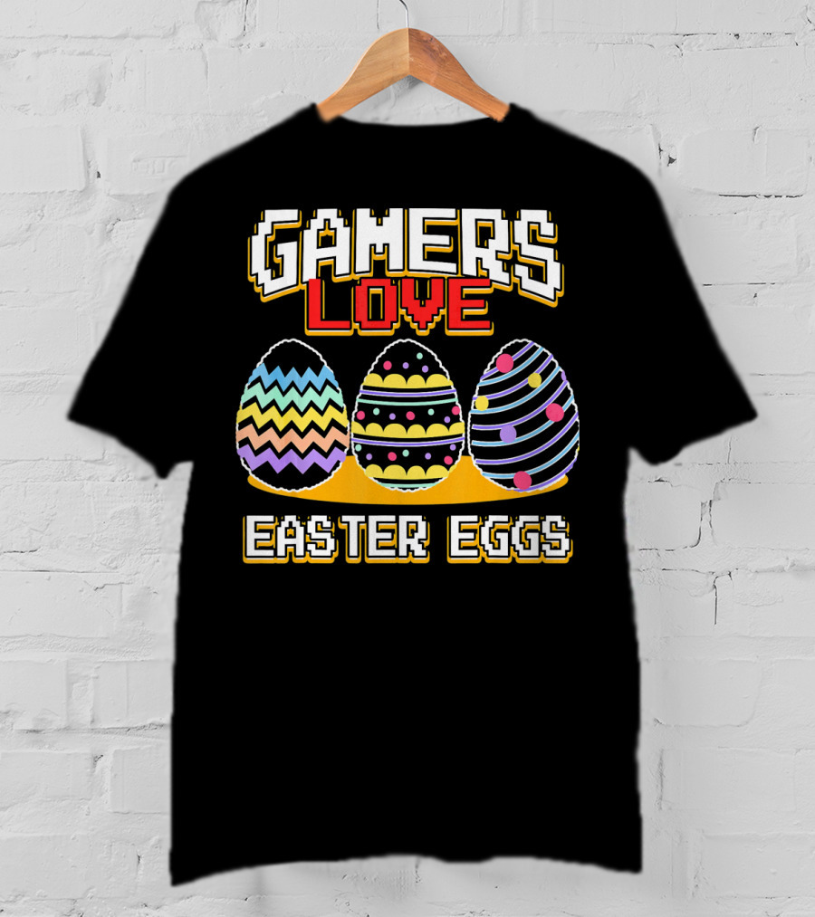 Gamers Love Easter Eggs Girls T-Shirt