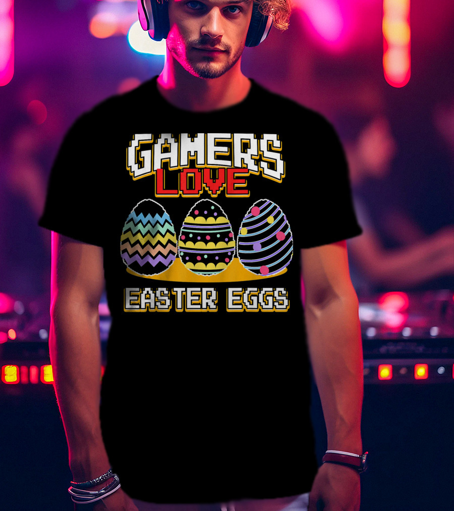 Gamers Love Easter Eggs Girls T-Shirt