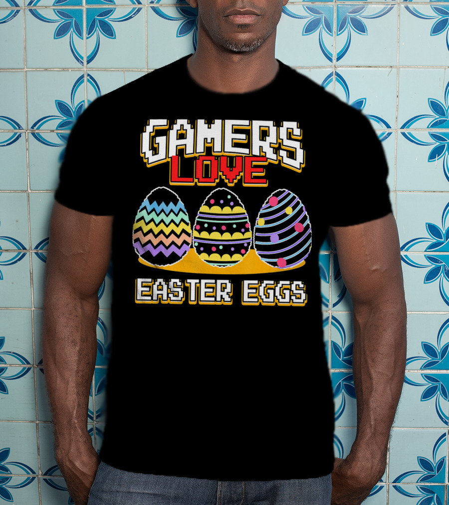 Gamers Love Easter Eggs Girls T-Shirt