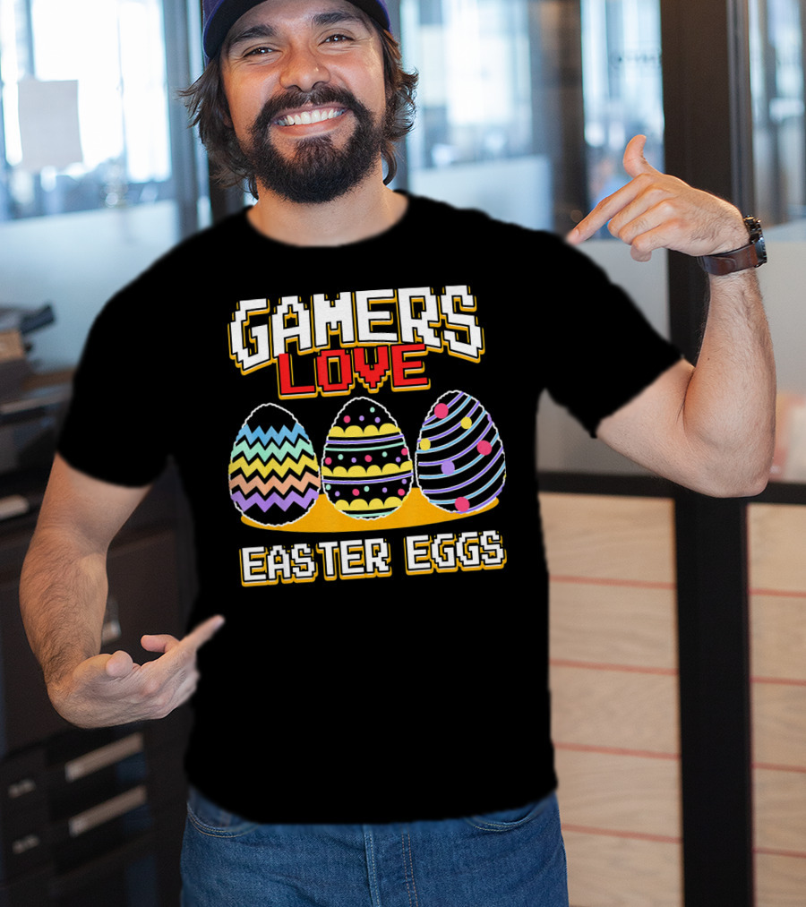 Gamers Love Easter Eggs Girls T-Shirt