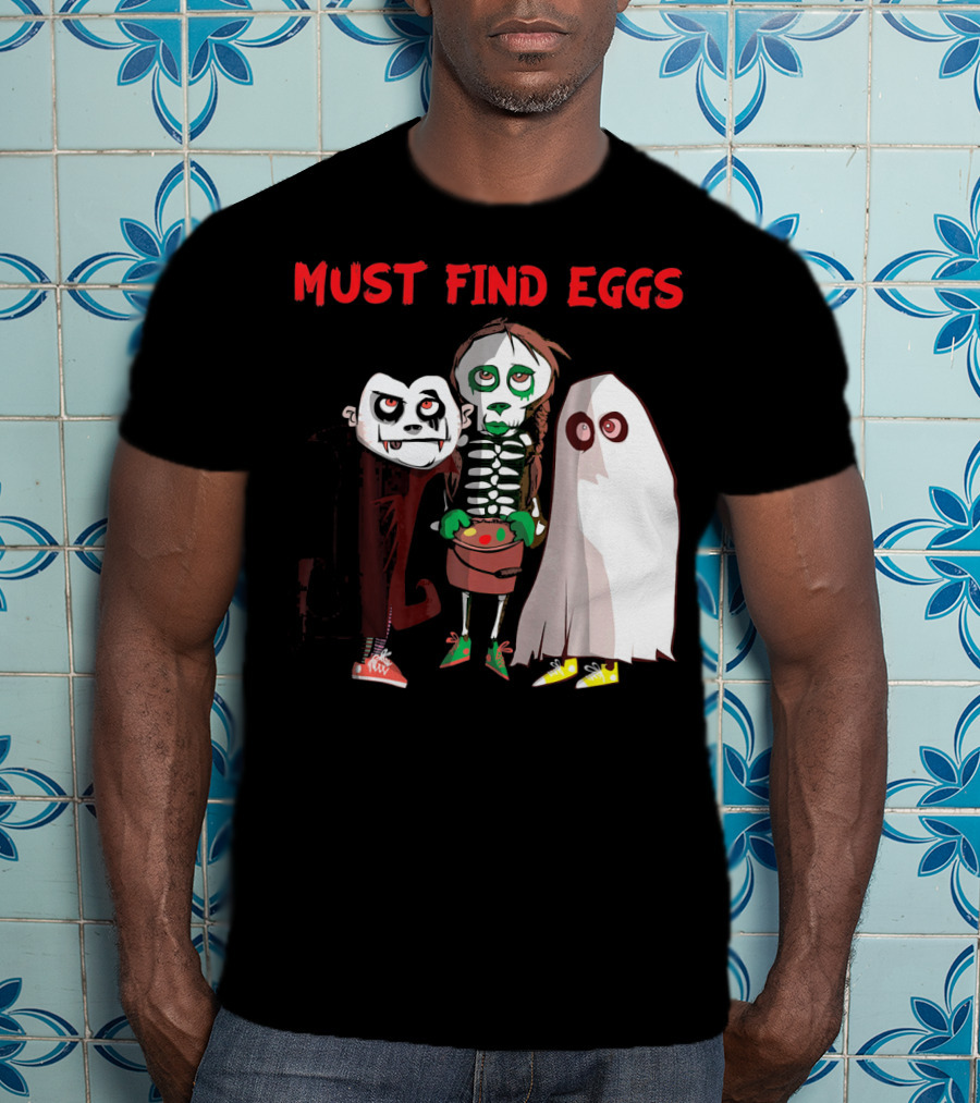 Must Find Eggs Funny Zombies Searching For Easter T-Shirt