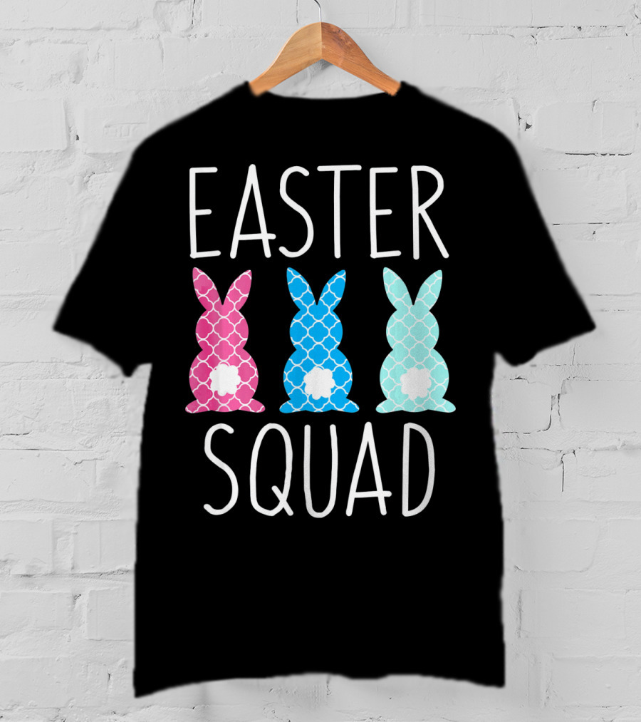 Easter Squad Family Matching Bunny T-Shirt