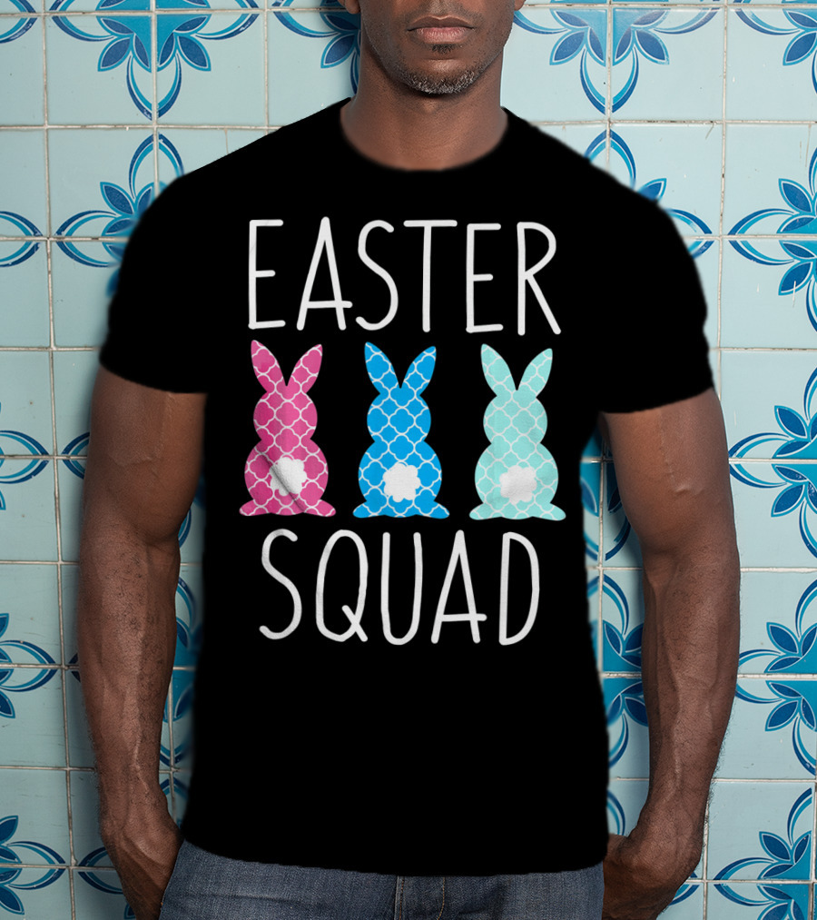 Easter Squad Family Matching Bunny T-Shirt