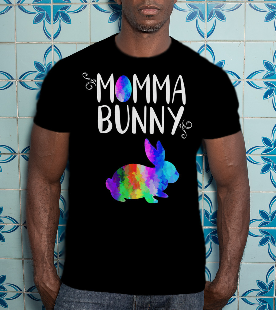 Momma Bunny Rainbow T-Shirt