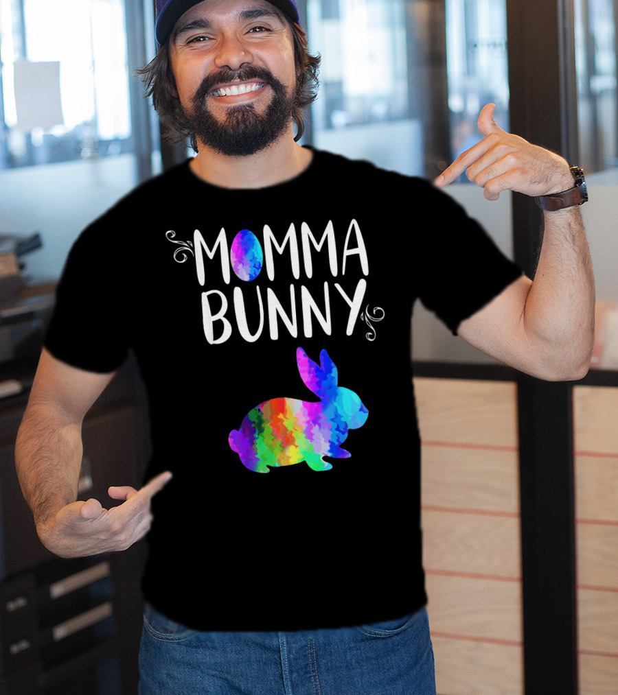 Momma Bunny Rainbow T-Shirt