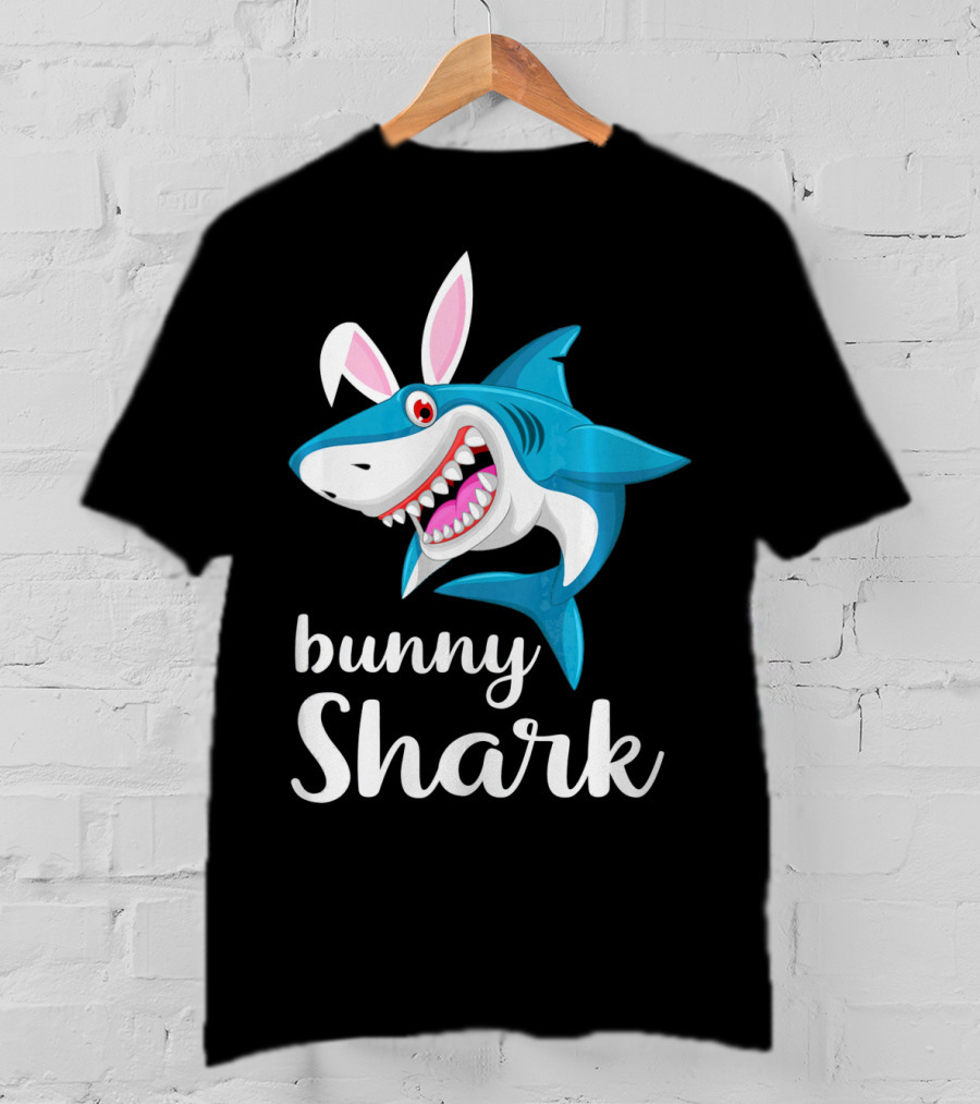 Bunny Shark Easter Yout T-Shirt