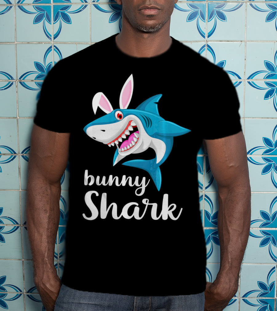 Bunny Shark Easter Yout T-Shirt