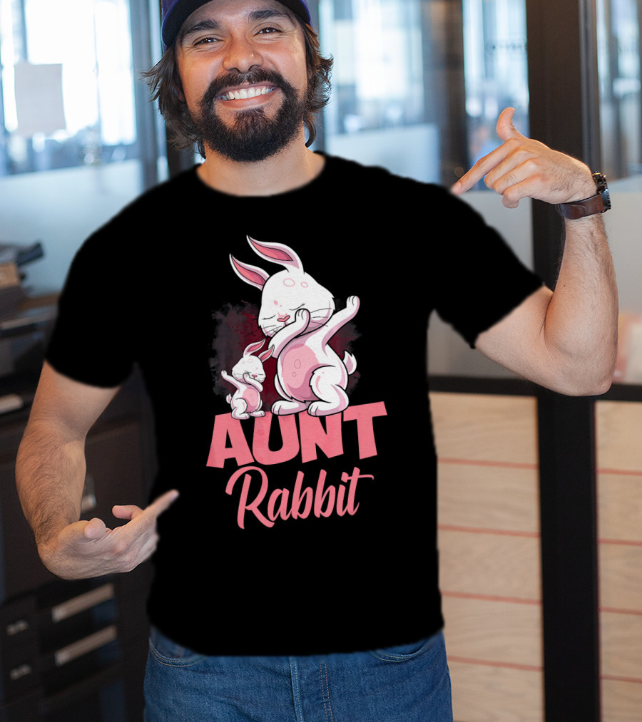 Aunt Rabbit Matching Family Bunny Fun T-Shirt