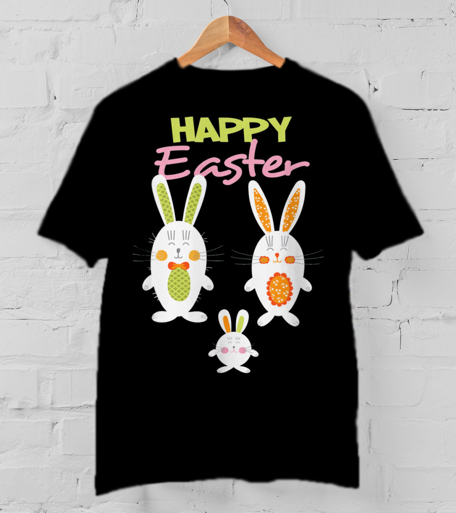 HAPPY EASTER Bunny Egg Hunt Trio T-Shirt