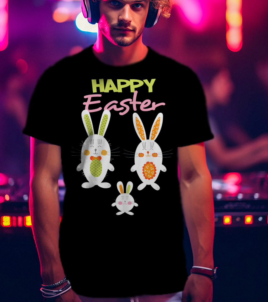 HAPPY EASTER Bunny Egg Hunt Trio T-Shirt