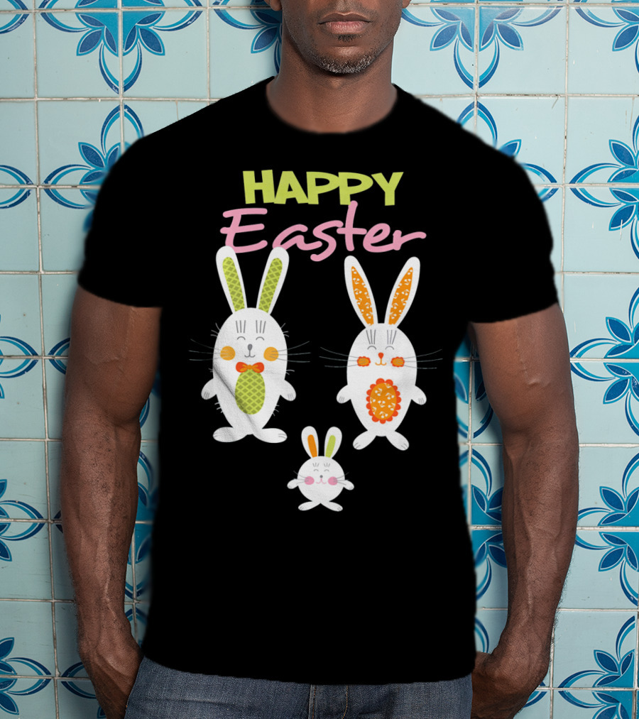 HAPPY EASTER Bunny Egg Hunt Trio T-Shirt