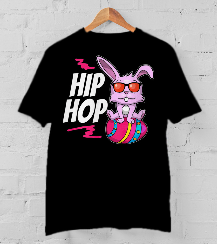 Hip Hop Bunny Easter Day T-Shirt