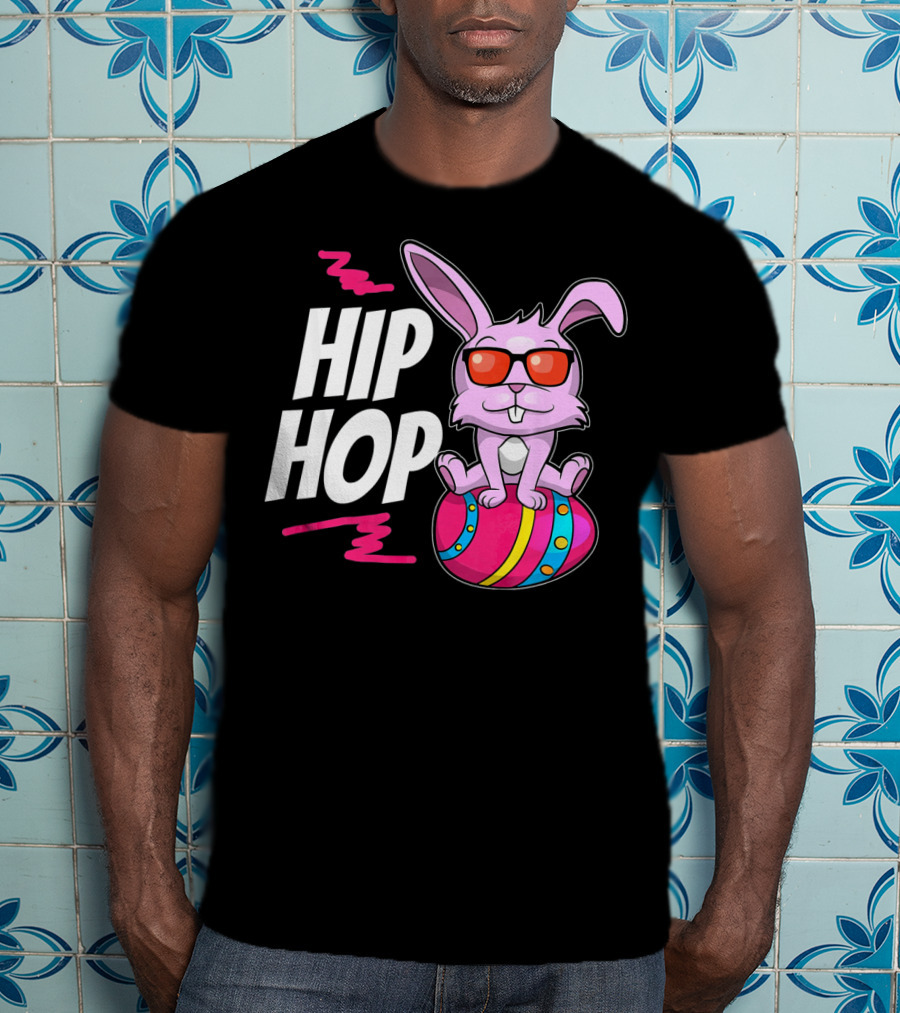 Hip Hop Bunny Easter Day T-Shirt