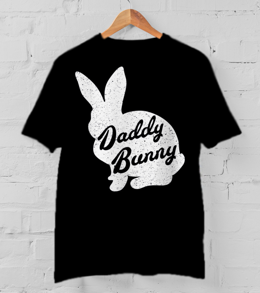 Daddy Bunny Mens Funny And Cute Easter T-Shirt
