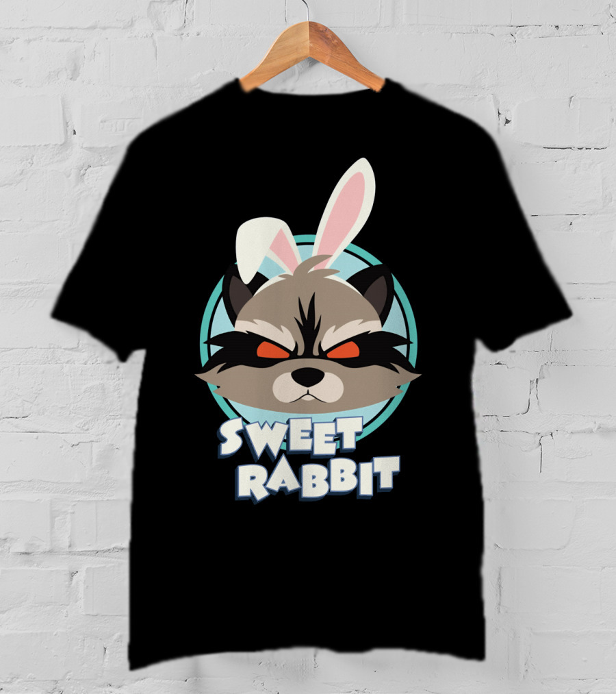 Marvel Rocket Raccoon Sweet Rabbit Easter T-Shirt