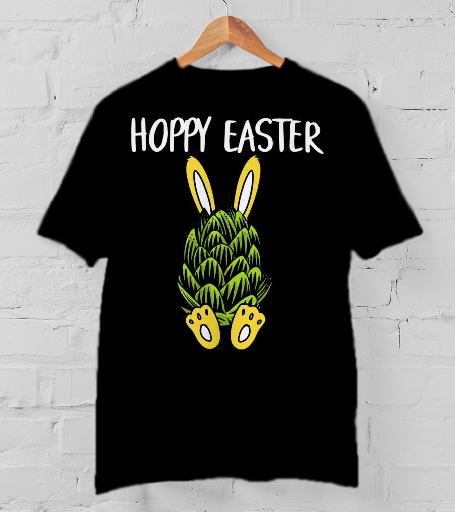 Hoppy Easter Bunny Rabbit Beer Hops T-Shirt