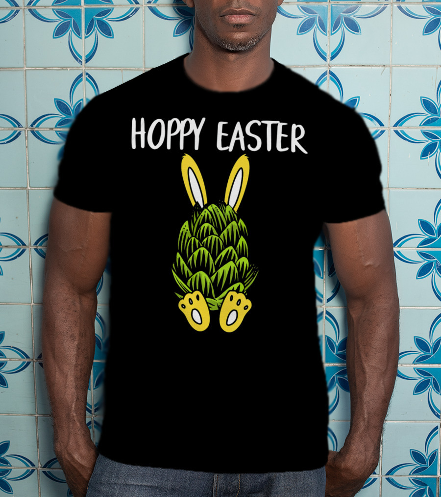 Hoppy Easter Bunny Rabbit Beer Hops T-Shirt
