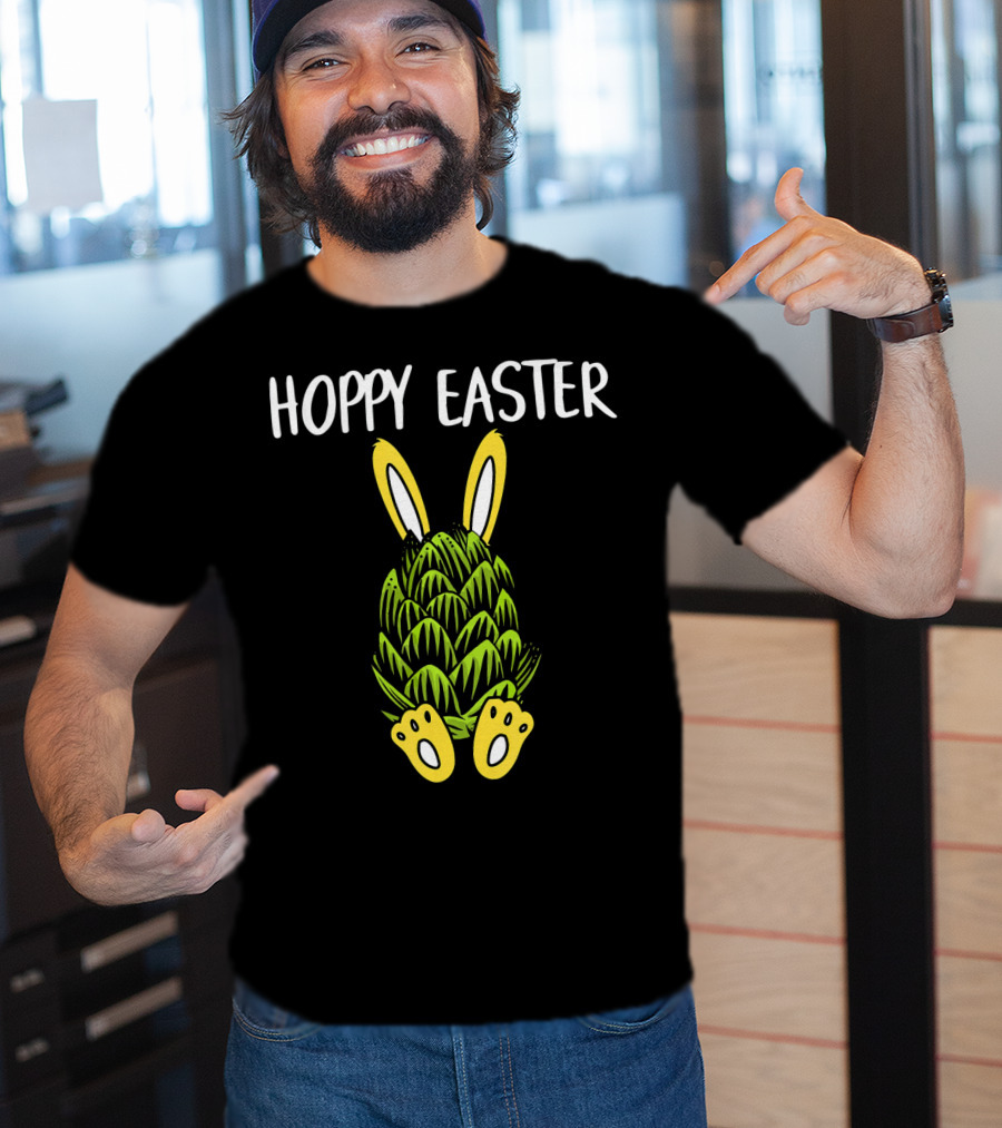 Hoppy Easter Bunny Rabbit Beer Hops T-Shirt