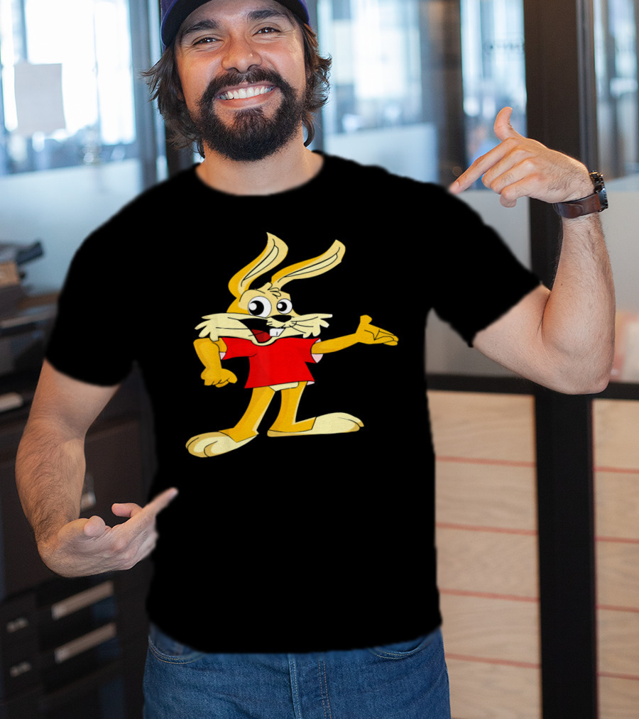 Rabbit Bunny Easter Cartoon Character T-Shirt