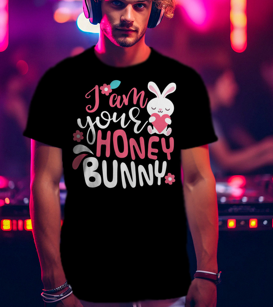 I Am Your Honey Bunny Cute Easter Bunny Women And Girl T-Shirt