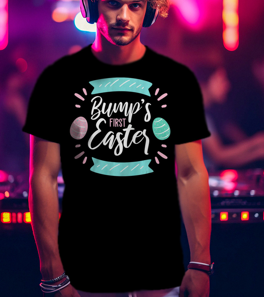 Bump's First Easter New Baby Mother Pastel Egg T-Shirt
