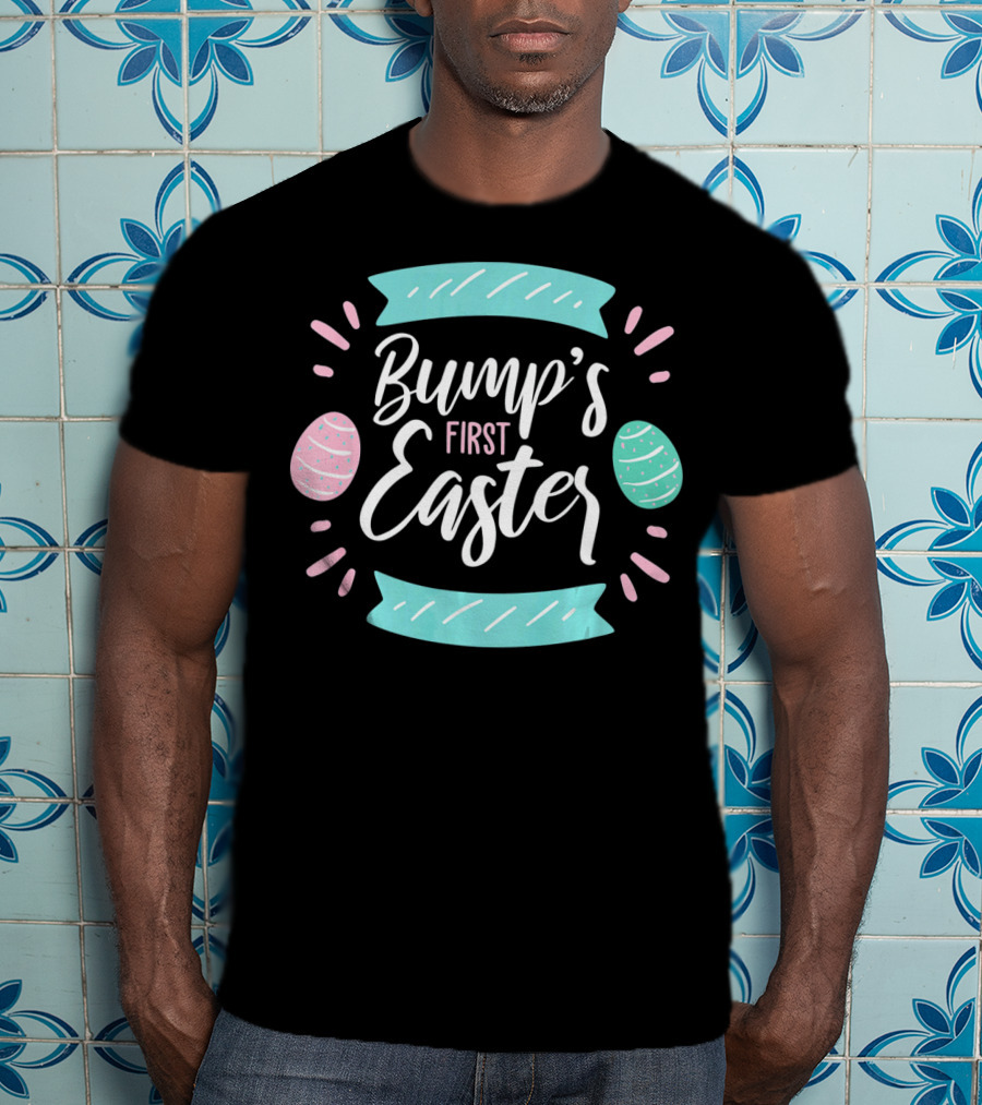 Bump's First Easter New Baby Mother Pastel Egg T-Shirt