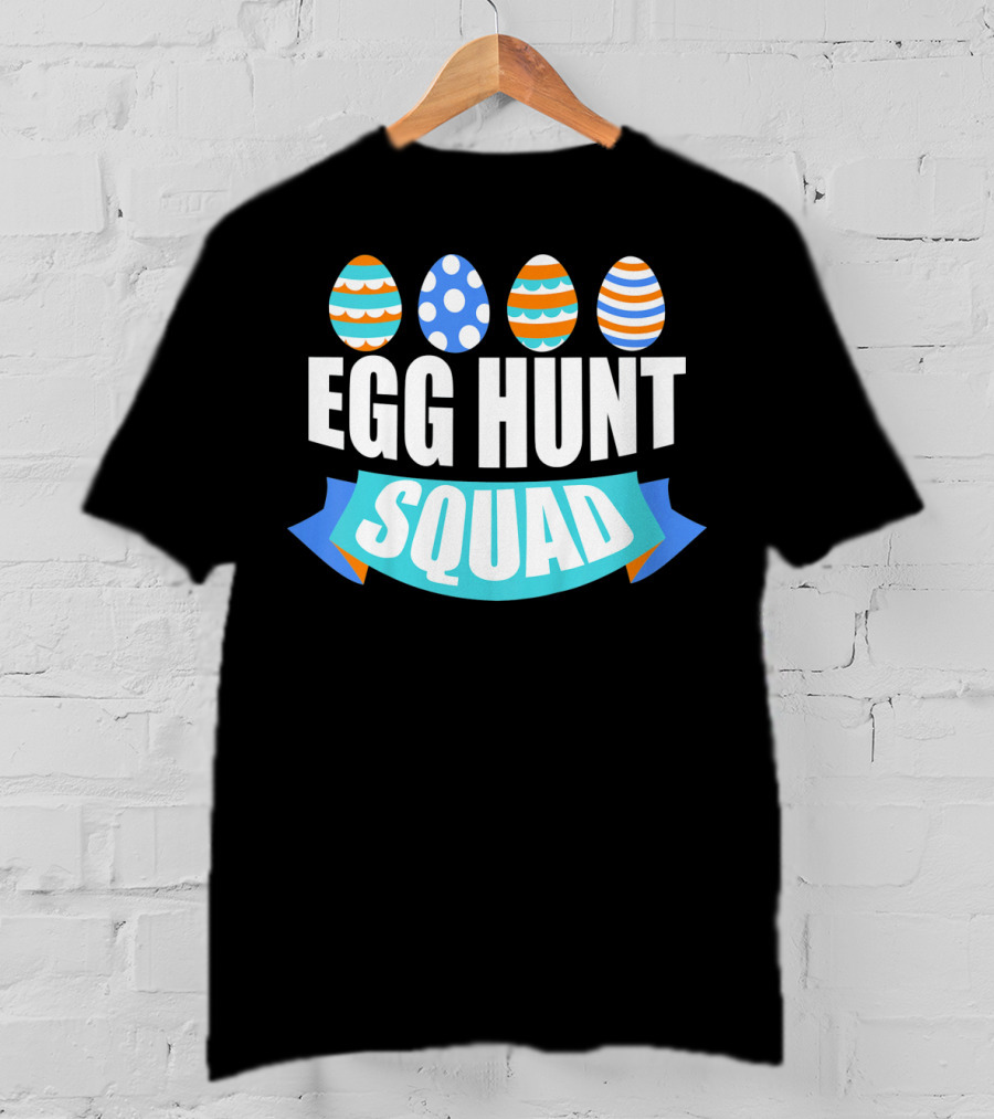 Kids Easter Egg Hunt Squad Boy Egg Hunt T-Shirt