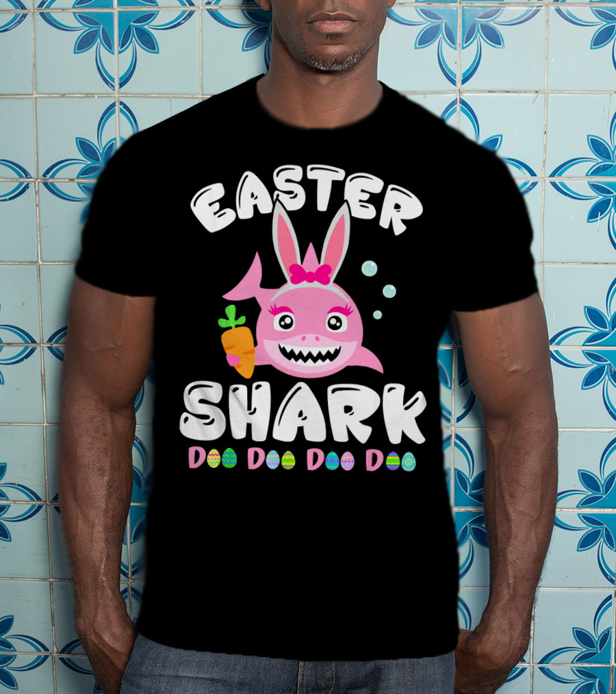 Easter Shark Bunny Doo Doo Doo Doo T-Shirt
