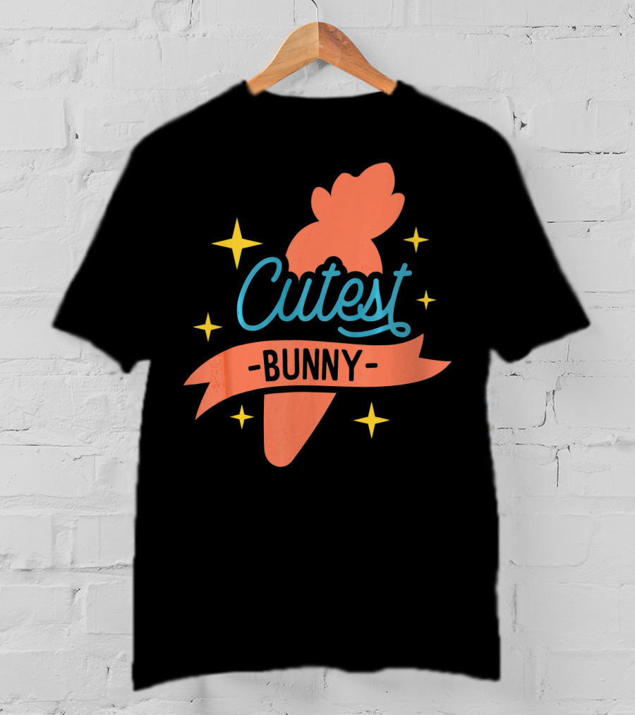 Cutest Bunny Carrot Starry Easter Egg T-Shirt