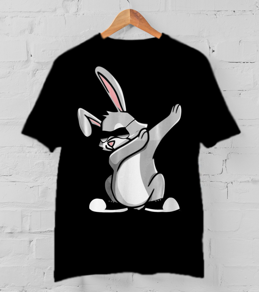Easter Dab Bunny Women's Sunglasses Cute Rabbit Dancing T-Shirt