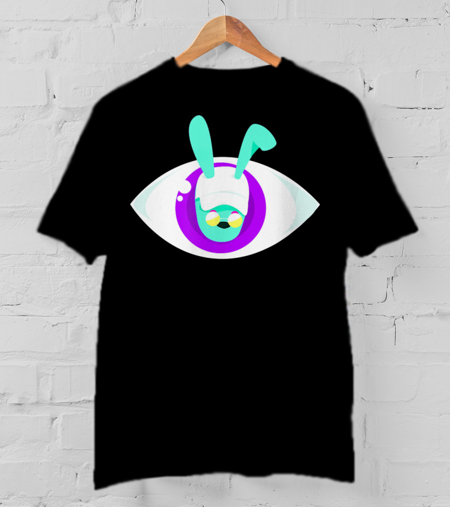 Bad Easter Bunny Big Eye Fashion Dembo Vibrant T-Shirt
