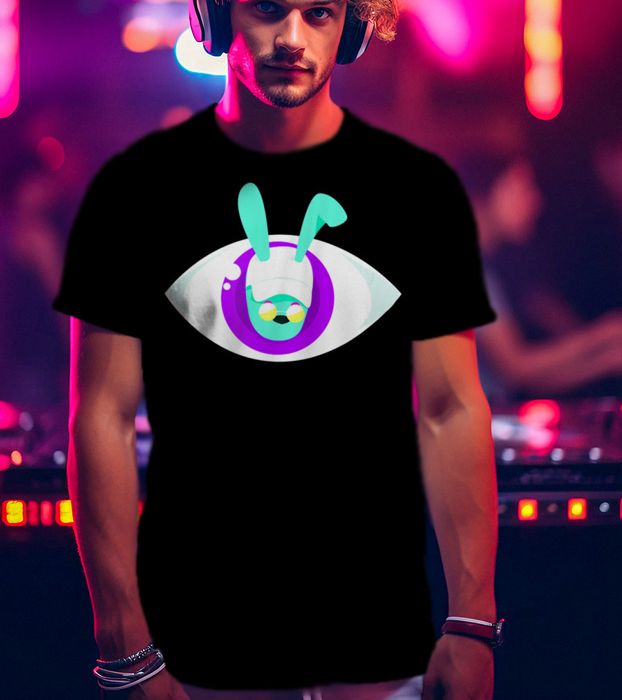 Bad Easter Bunny Big Eye Fashion Dembo Vibrant T-Shirt